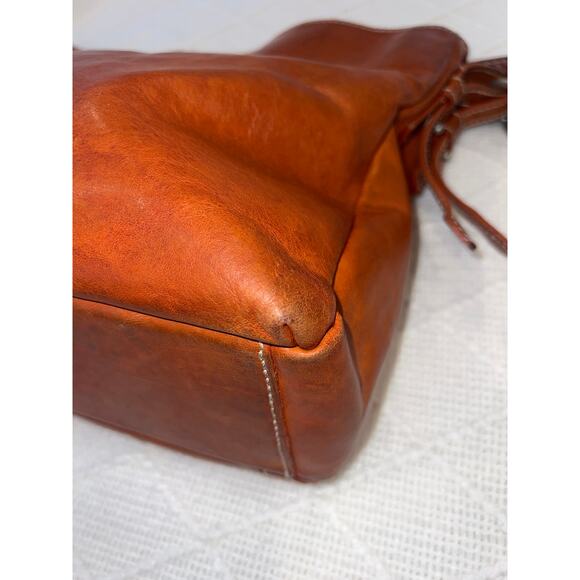 Conte Di Cavour Italy Brown Leather
Shoulder Bag - Picture 11 of 14